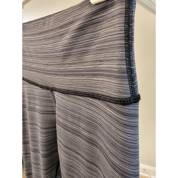 Lululemon High Times Pant Luxtreme Cyber Stripe Deep Coal Black - Picture 2 of 3